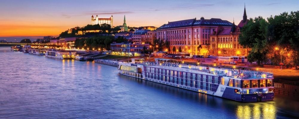 Bratislava (Slovakia) river cruise ship docking port