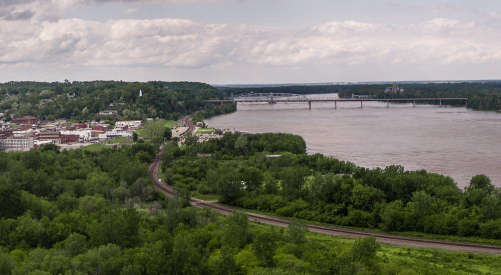 Hannibal (Missouri USA) river cruise port