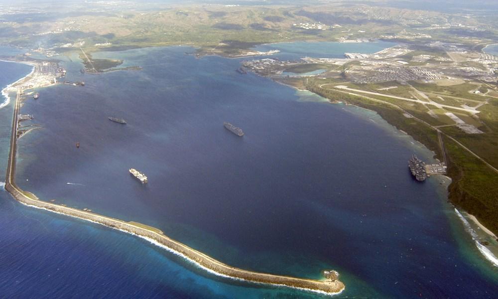 Guam Island cruise port Apra Harbor
