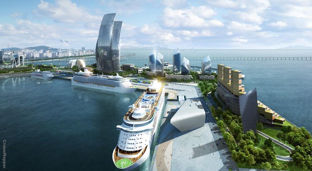 Port Incheon cruise ship terminal Golden Harbor