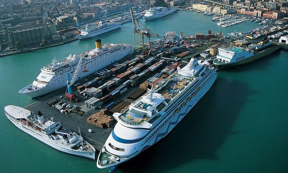 Port Catania (Sicily) cruise ferry terminal