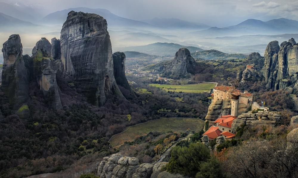 Volos is the cruise port to Meteora Greece