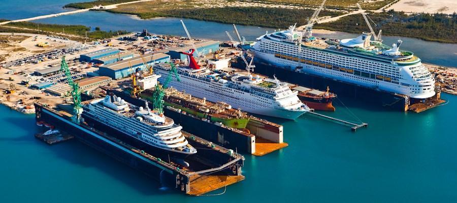 Grand Bahama Shipyard (Freeport, Bahamas) ship repair dry docks