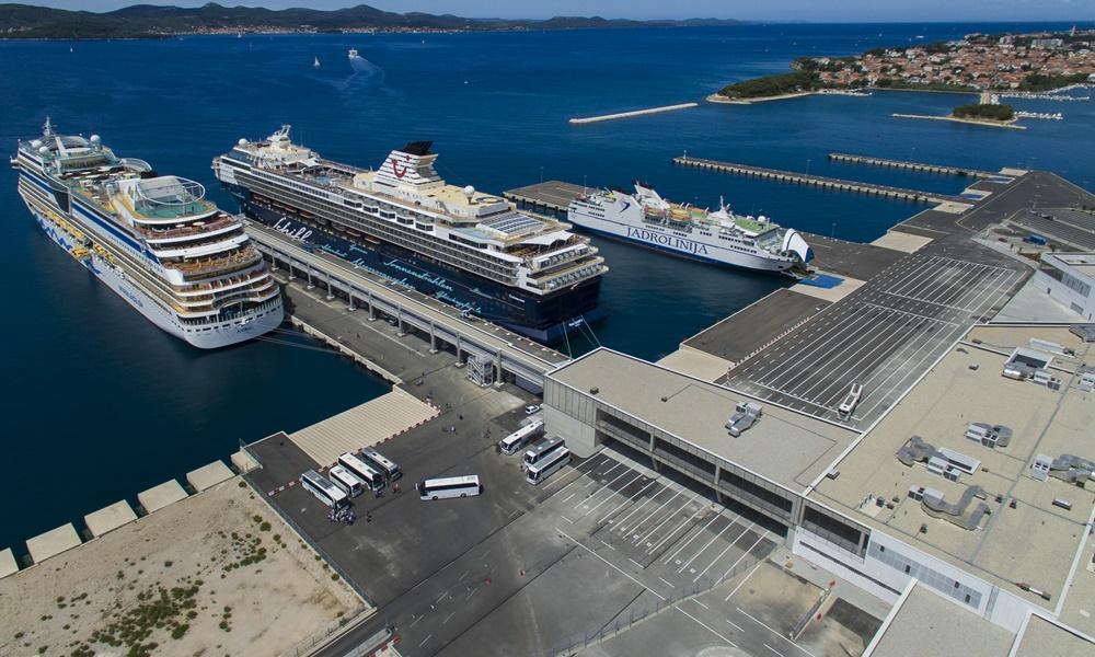 Port Zadar (Croatia) cruise terminal Gazenica