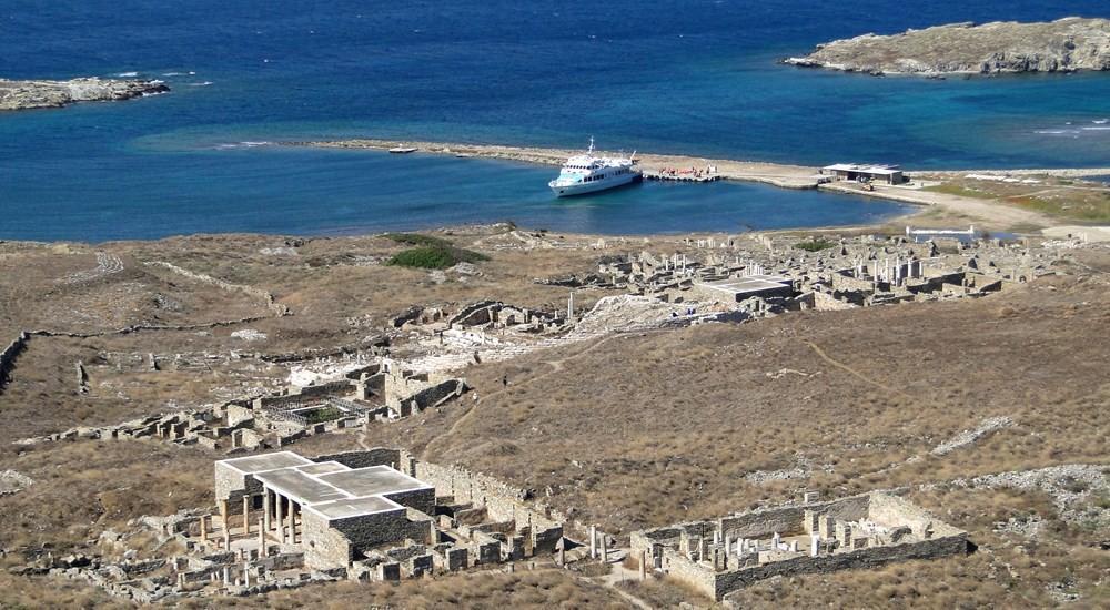 Delos Island (Greece) cruise port