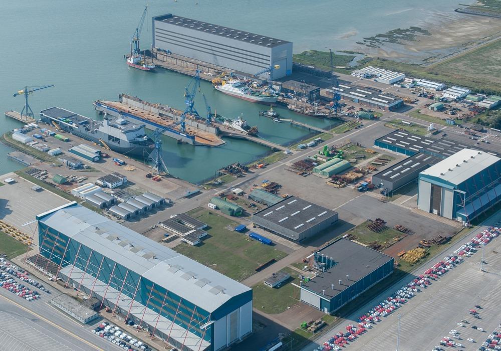 Damen shipyard in Vlissingen