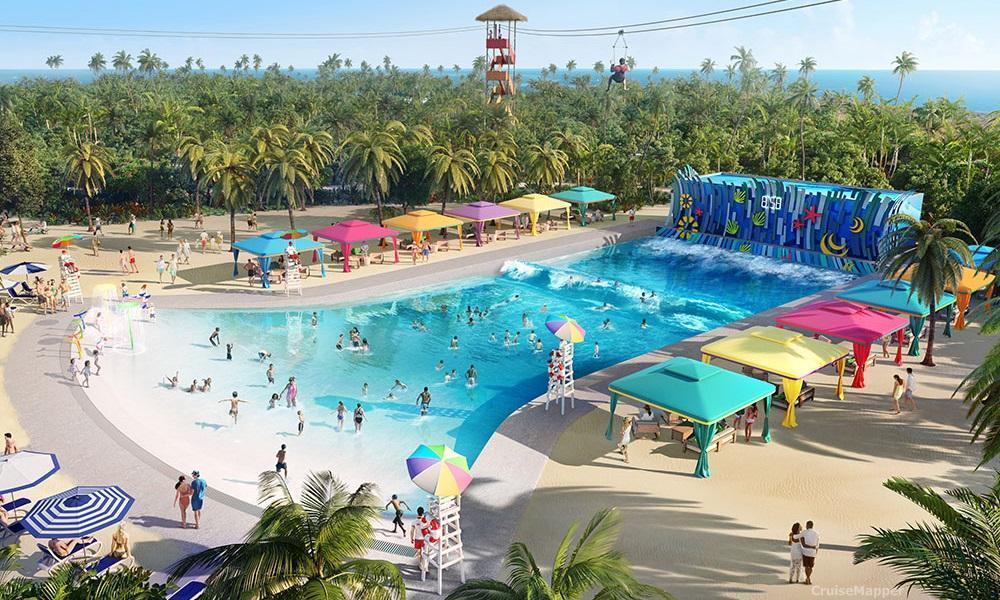 Royal Caribbean Coco Cay Island wave pool