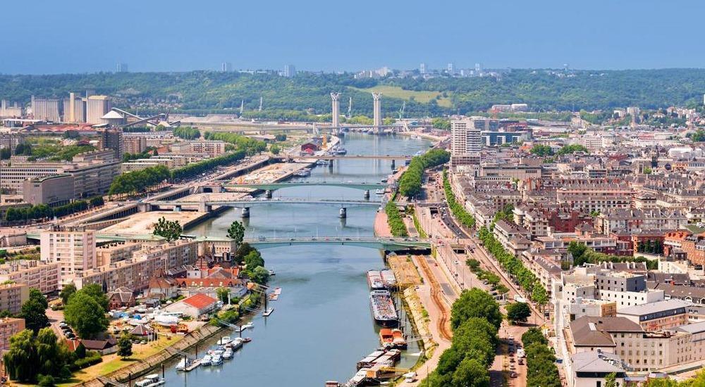 Rouen (France) river cruise port