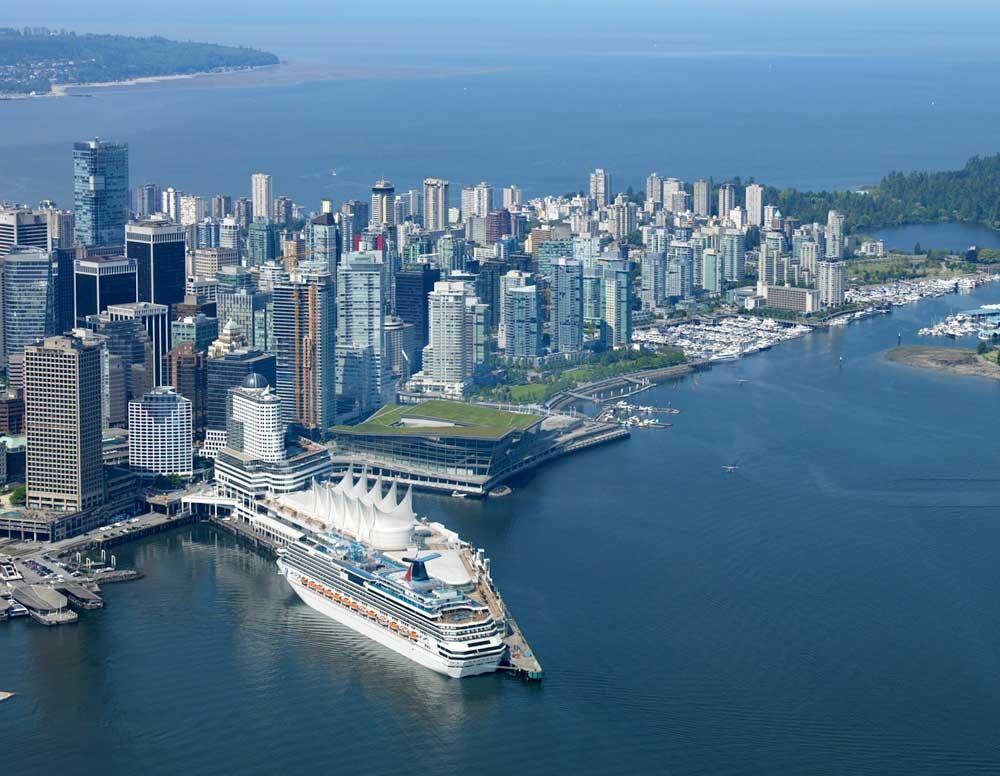 Vancouver cruise port Canada Place terminal