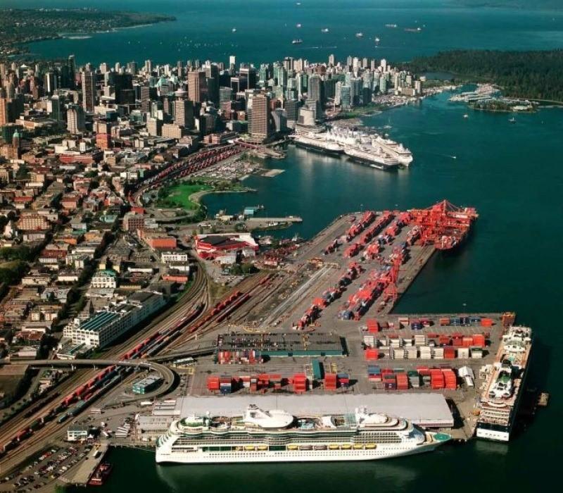 Vancouver Ballantyne Pier crusie ship terminal