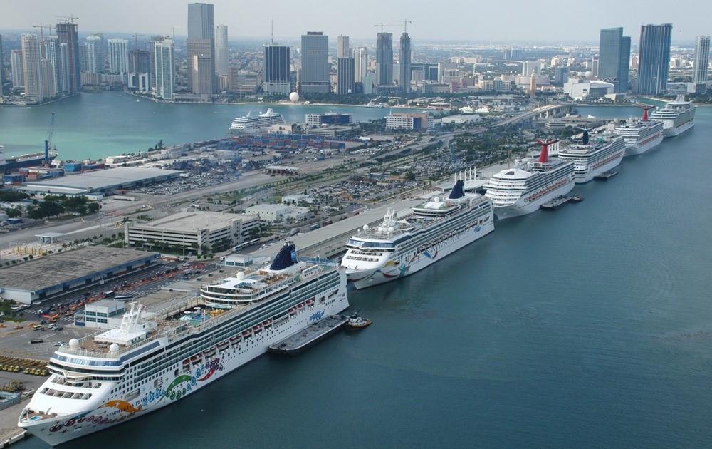 miami cruise port ships