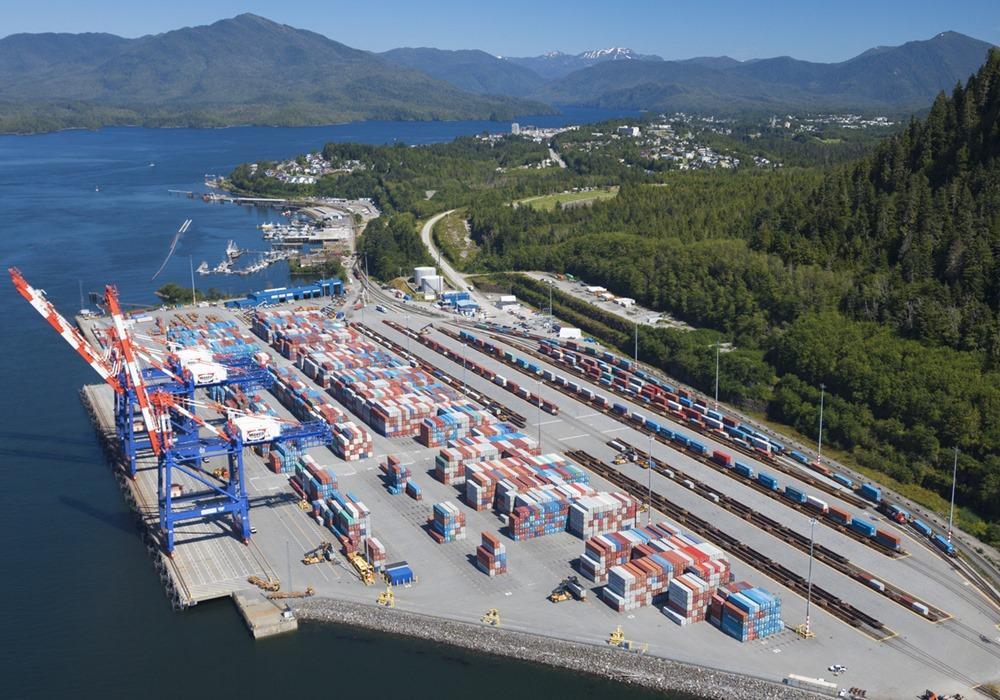 Port of Prince Rupert (Kaien Island, BC Canada)