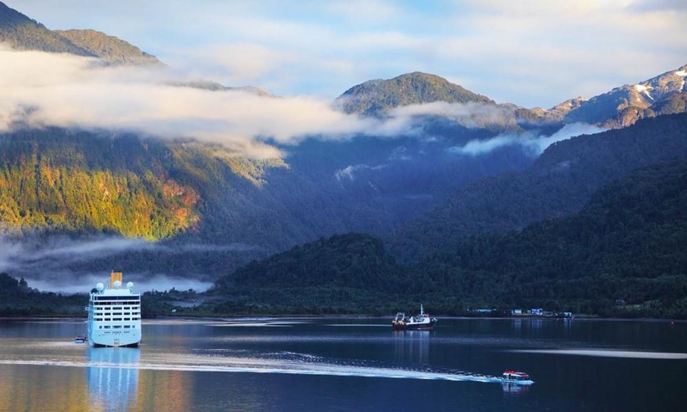 Chilean Fjords cruise ship