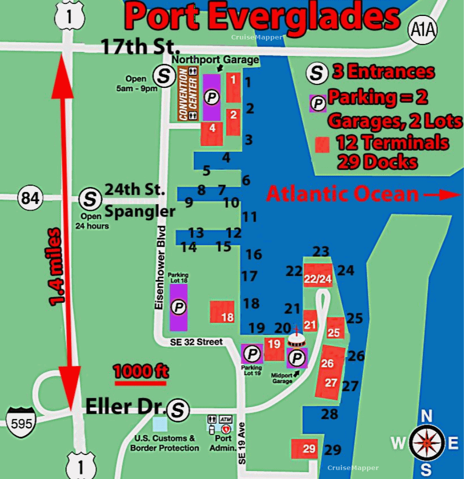 fort lauderdale yacht club map