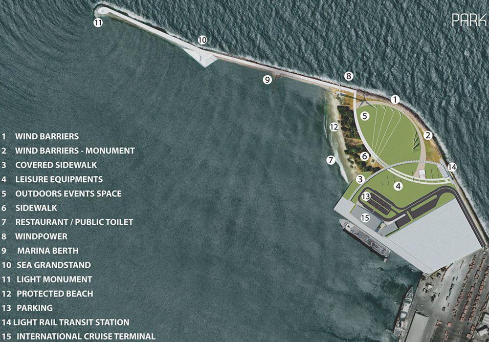 Fortaleza cruise port map