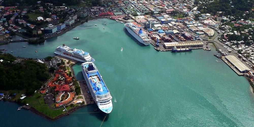 Castries cruise port