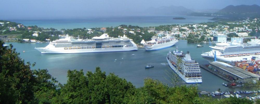 Castries (St Lucia) cruise ship terminal