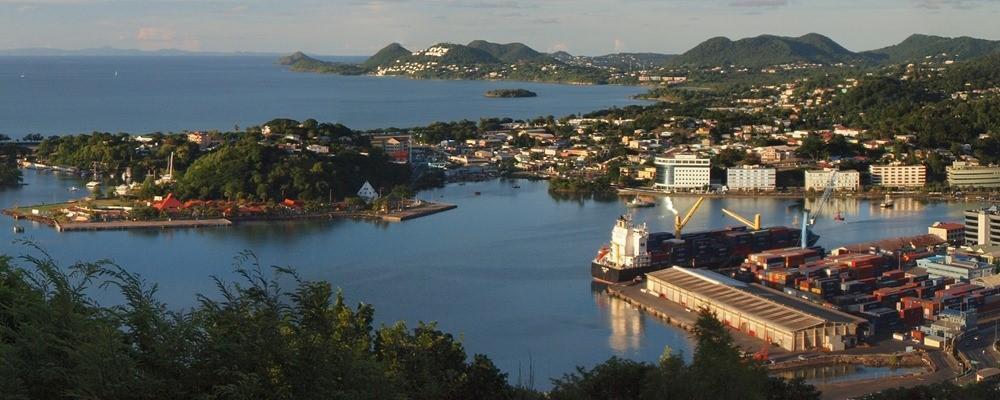 Castries (St Lucia) cruise port