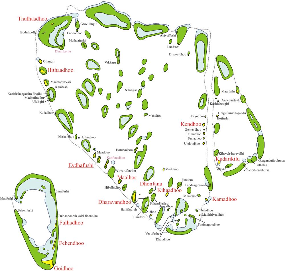 Baa Atoll map