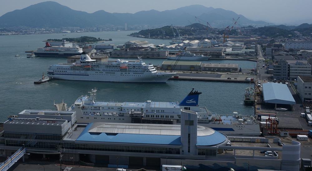Port Shimonoseki (Japan) cruise and ferry port terminal