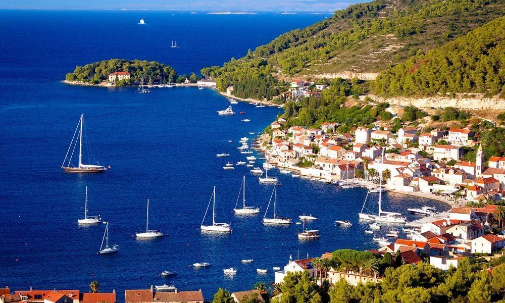 Vis Island Croatia port photo Vis Island Croatia port photo
