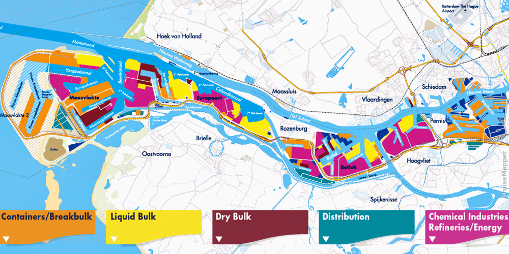 Rotterdam (Holland) cruise port schedule | CruiseMapper