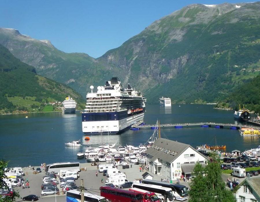 Geiranger (Norway) cruise ship terminal