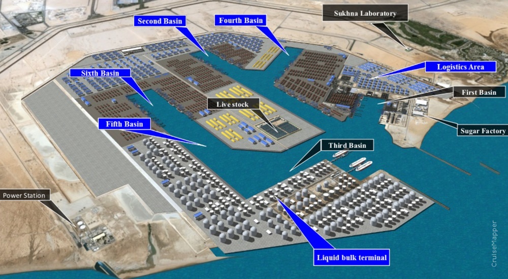 Sokhna Port map