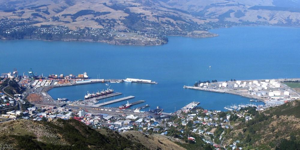 Christchurch (New Zealand) cruise port Lyttelton Harbour