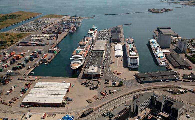 copenhagen free port cruise ship terminals