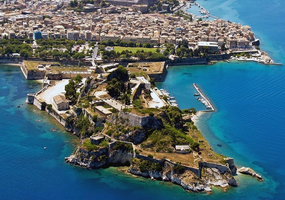 Corfu Island cruise port