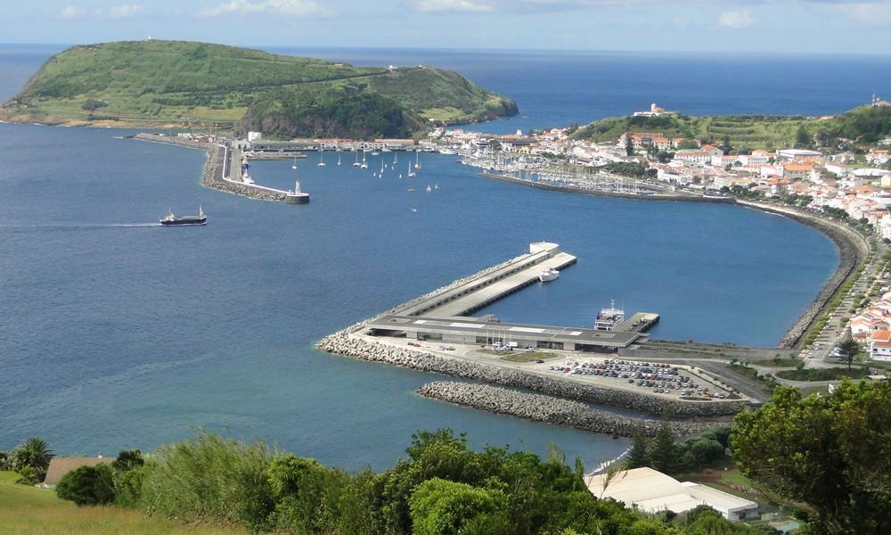 Horta (Faial Island, Azores) cruise port