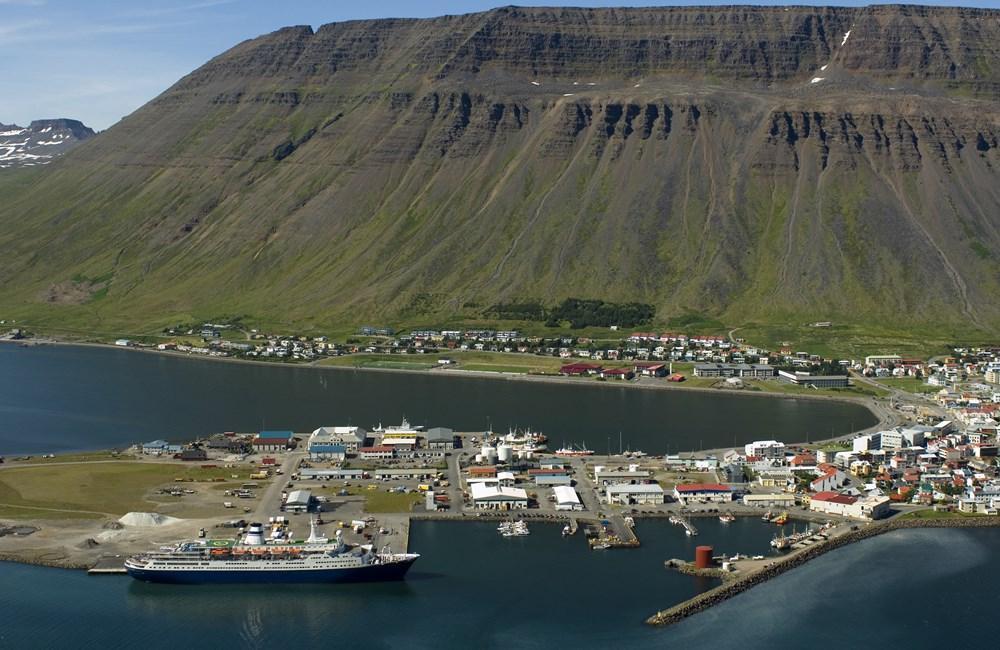 isafjordur iceland cruise port map