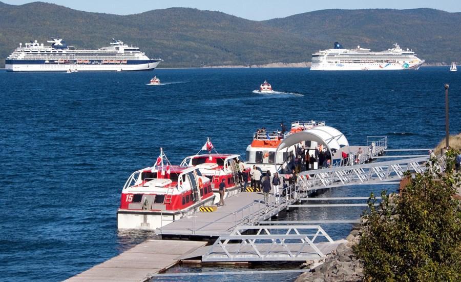 Gaspe (Canada) cruise ship terminal