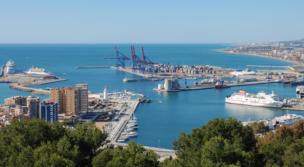 Malaga port photo