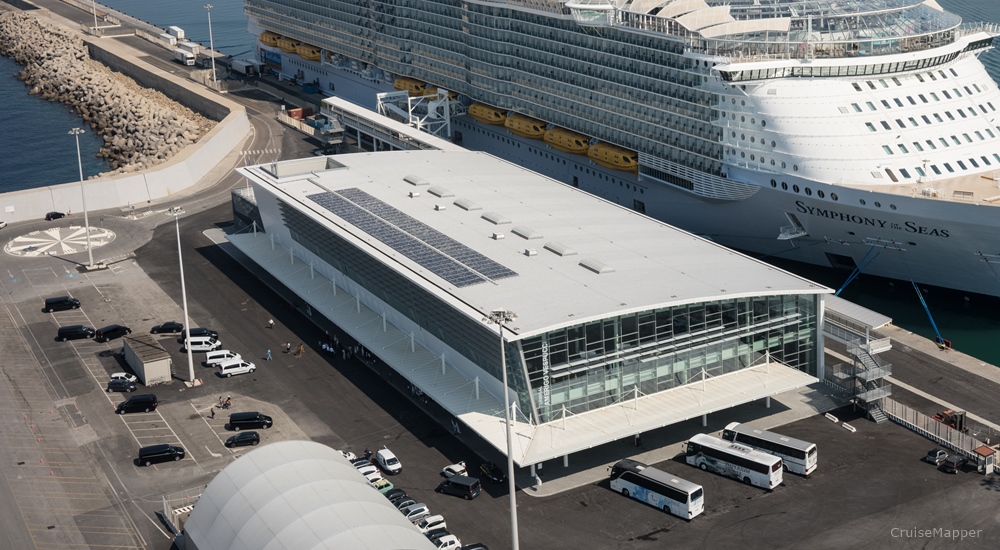 Port Civitavecchia new cruise terminal Amerigo Vespucci