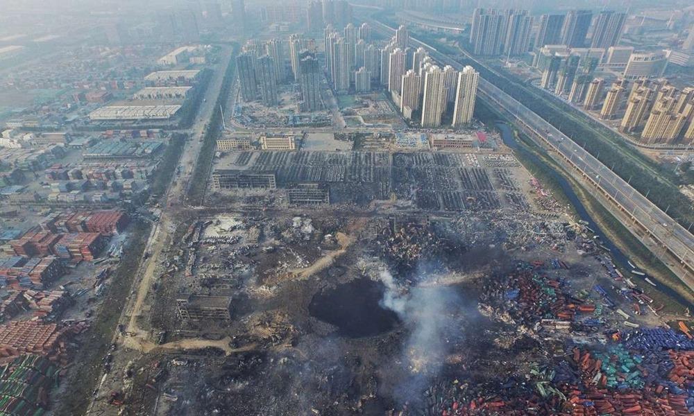 Tianjin Xingang port explosion 2015