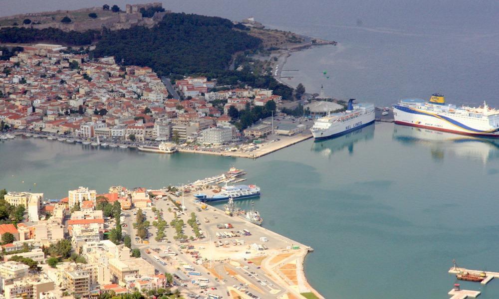 Lesbos Island port photo