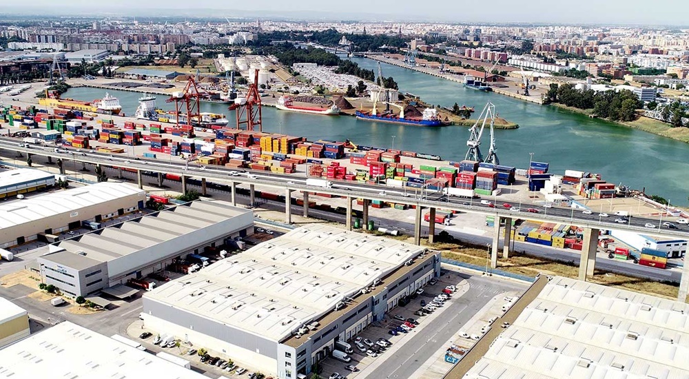 Seville port photo Seville port photo