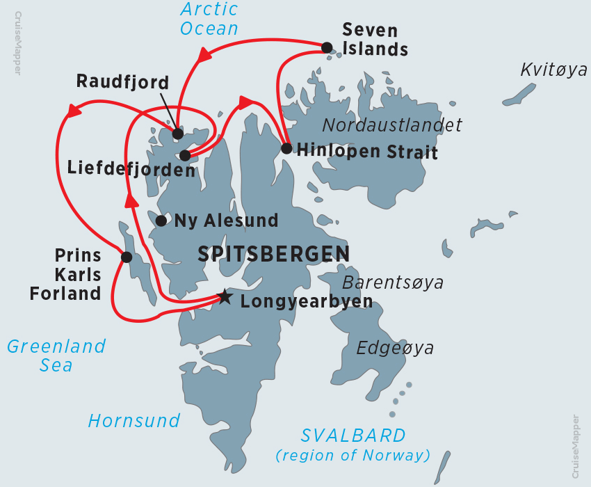 Svalbard Islands cruise port