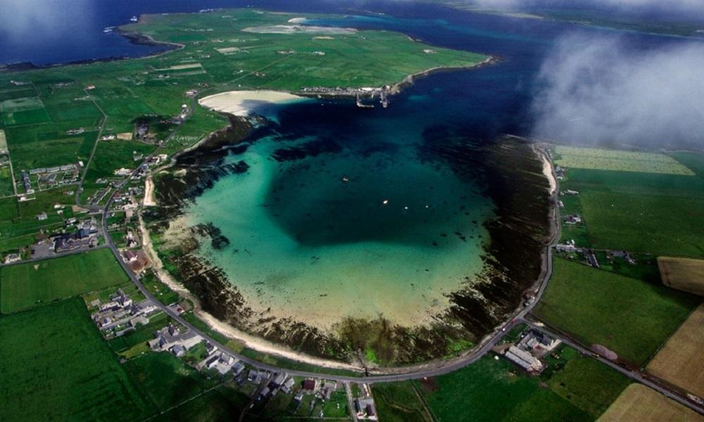 Westray Island Scotland port photo Westray Island Scotland port photo
