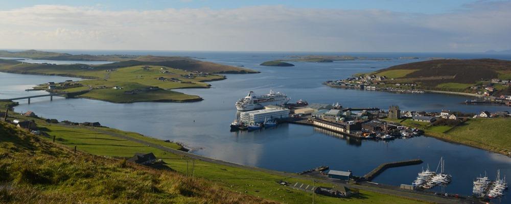 Foula Island (Shetland, Scotland) cruise port Scalloway
