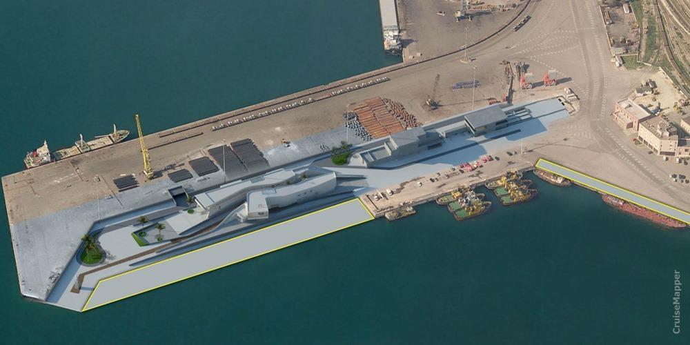 Taranto cruise port terminal "Falanto Port Service Center"