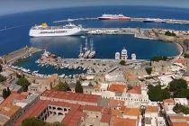 First ship of the year signals start of Rhodes cruise season