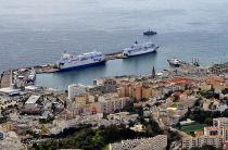 Port Bastia (Corsica France) welcomes a double call with tall-sail cruise ships Royal Clipper and Sea Cloud