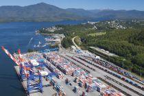 Ruby Princess is the first cruise ship in 2 years to visit Prince Rupert (Kaien Island, BC Canada)