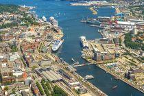 AIDAluna is the first AIDA Cruises' ship to arrive in Kiel (Germany) this season