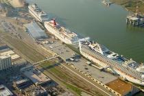 2 CCL-Carnival Cruise Line's ships return to Port Galveston Texas