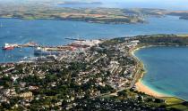 Ocean Rebellion activists target The World cruise ship in Falmouth harbour