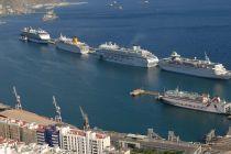 ~30 cruise ships laid up in Santa Cruz de Tenerife, Canary Islands since March 2020